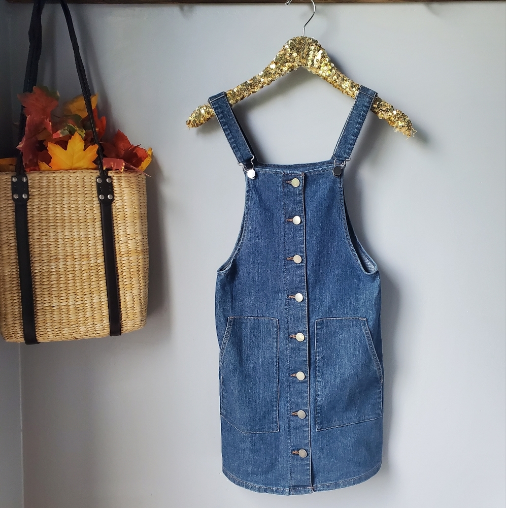 SO Denim Jumper Dress XS